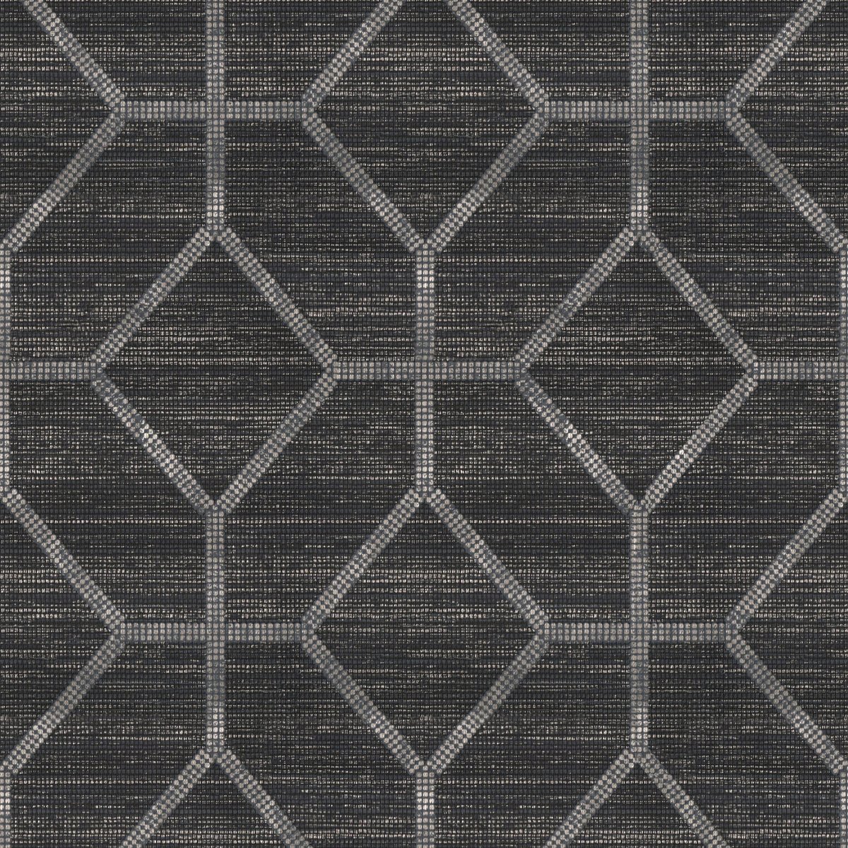 Papier peint Geo Texture vitrail anthracite, SUBLIME