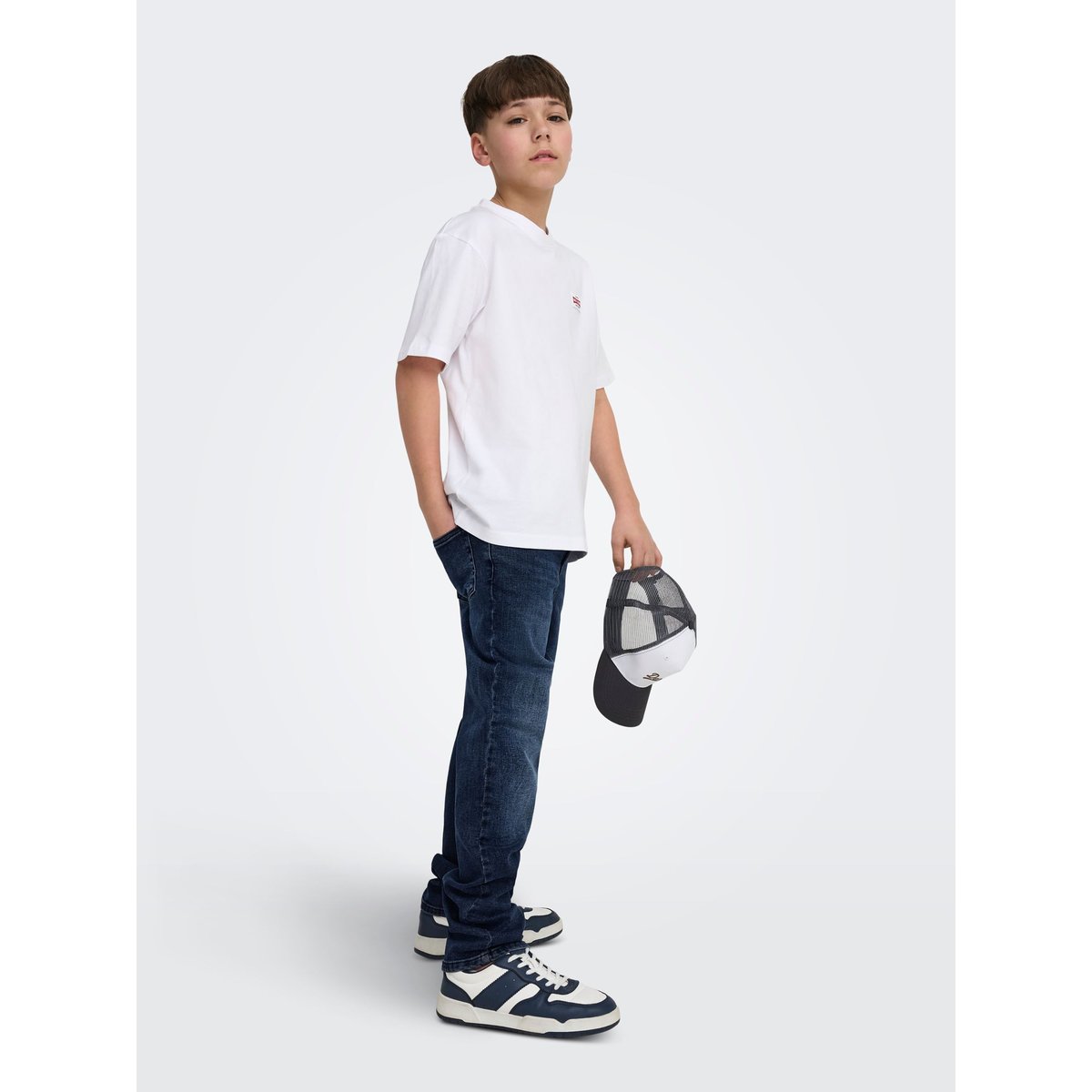 Jean Slim blue black denim, ONLY & SONS JUNIOR