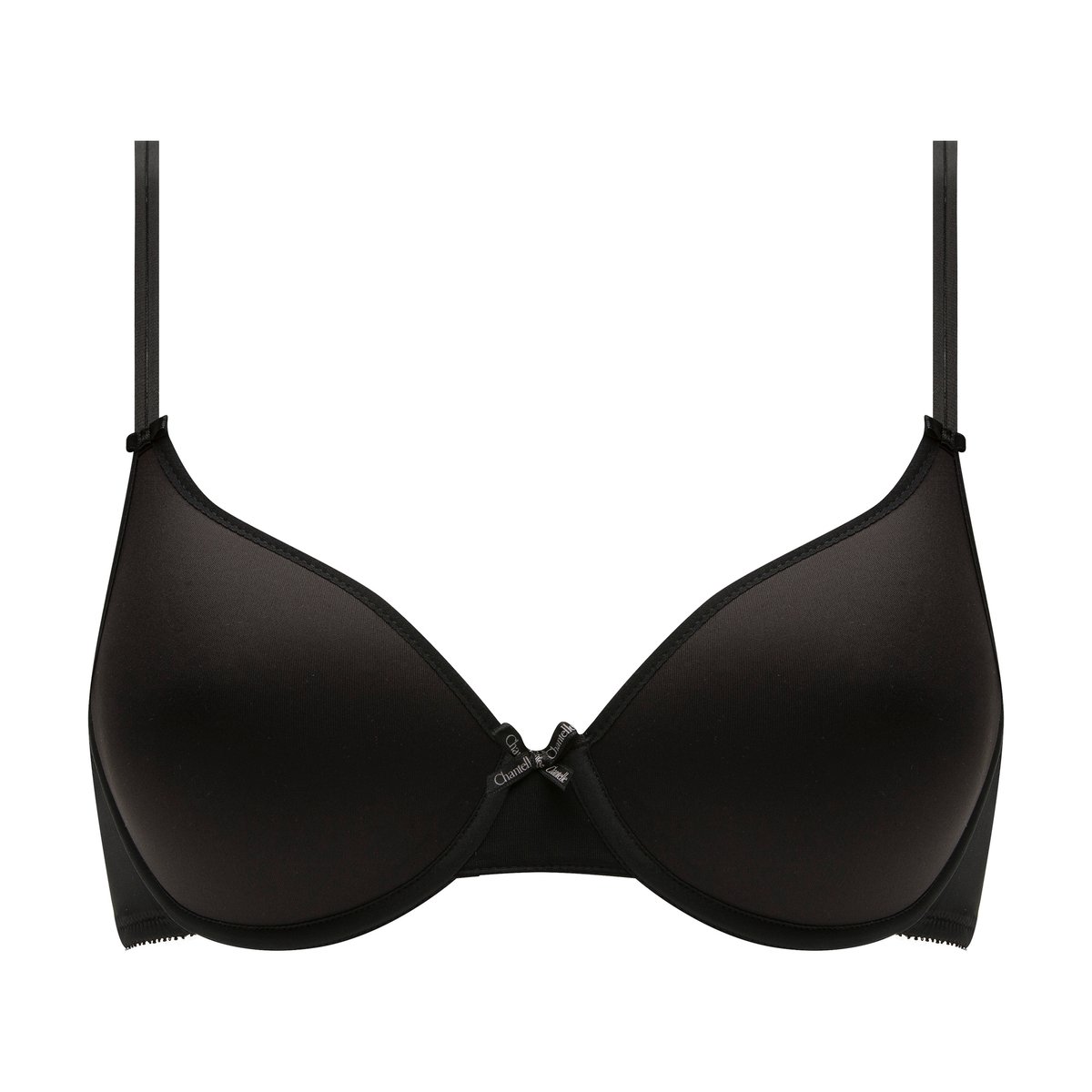 Soutien-gorge mémoire de forme emboîtant BASIC INVISIBLE noir, CHANTELLE