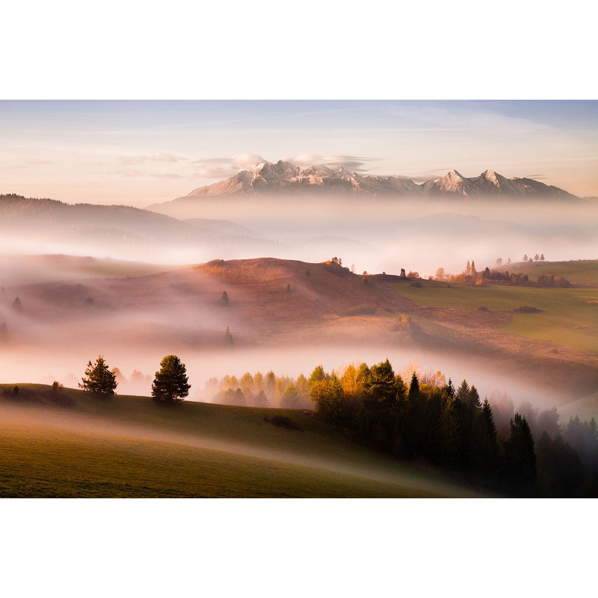 Tableau Automne serein et silence tableau alu dibond, HEXOA