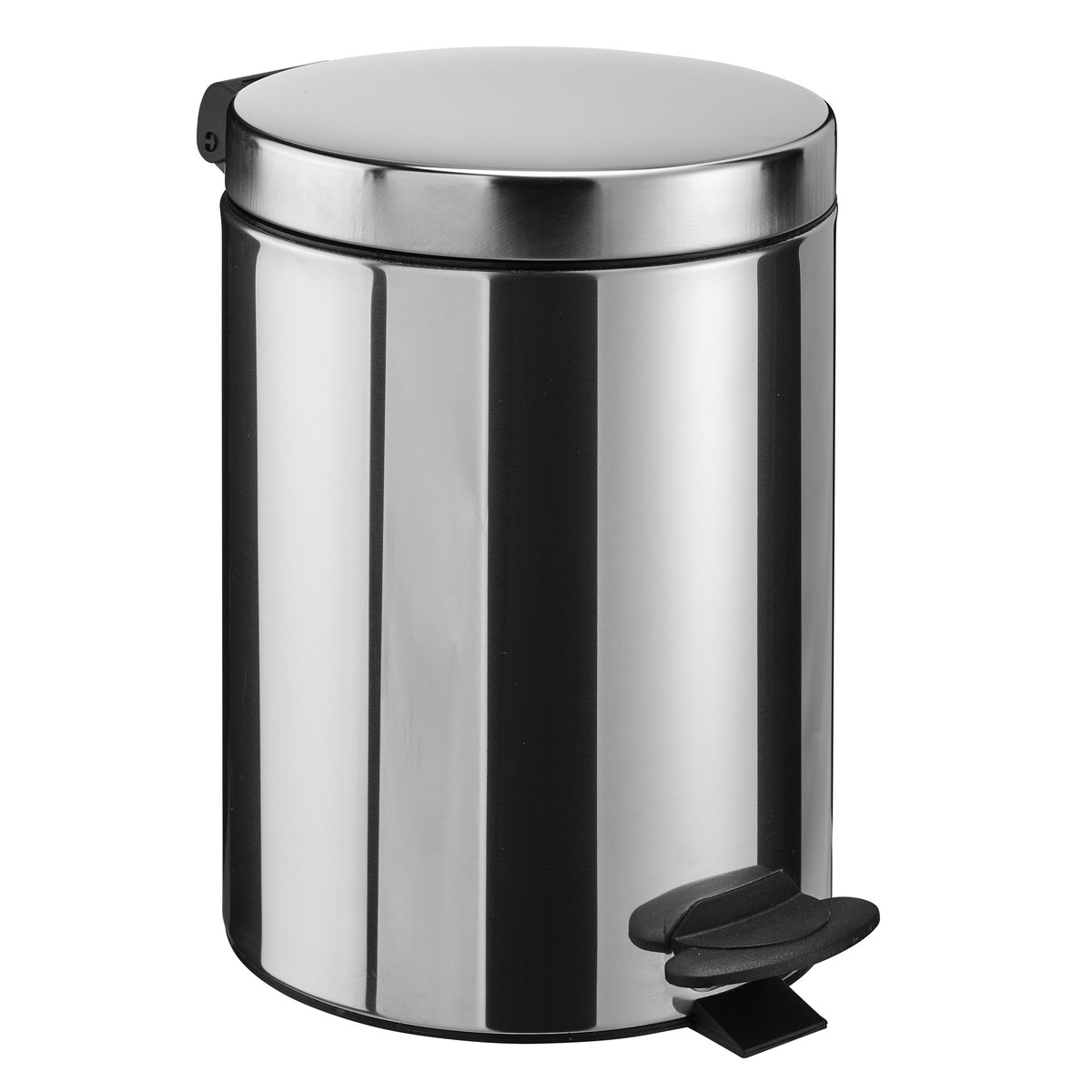 Poubelle de salle de bains à pédale 5L Fabriqué en France - CYJEU inox, ROSSIGNOL