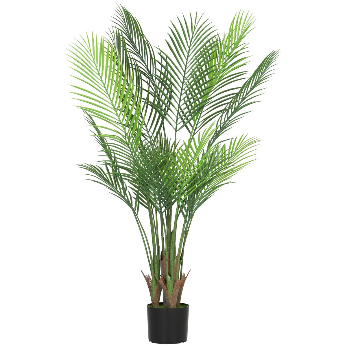 Palmier artificiel Plastique Vert vert, HOMCOM