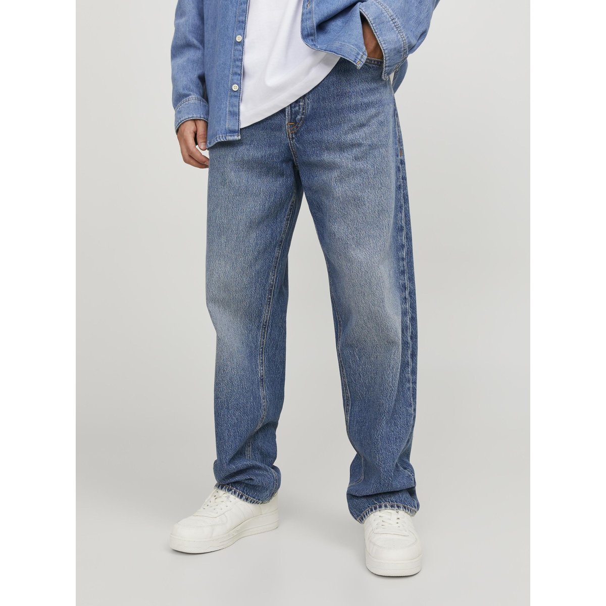Jean À Coupe Loose blue denim, JACK & JONES