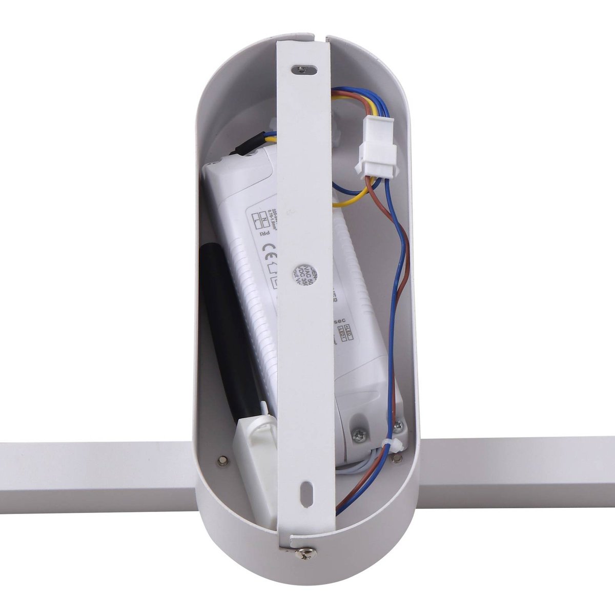 Plafonnier en aluminium moderneLED, Yulla blanc, LINDBY