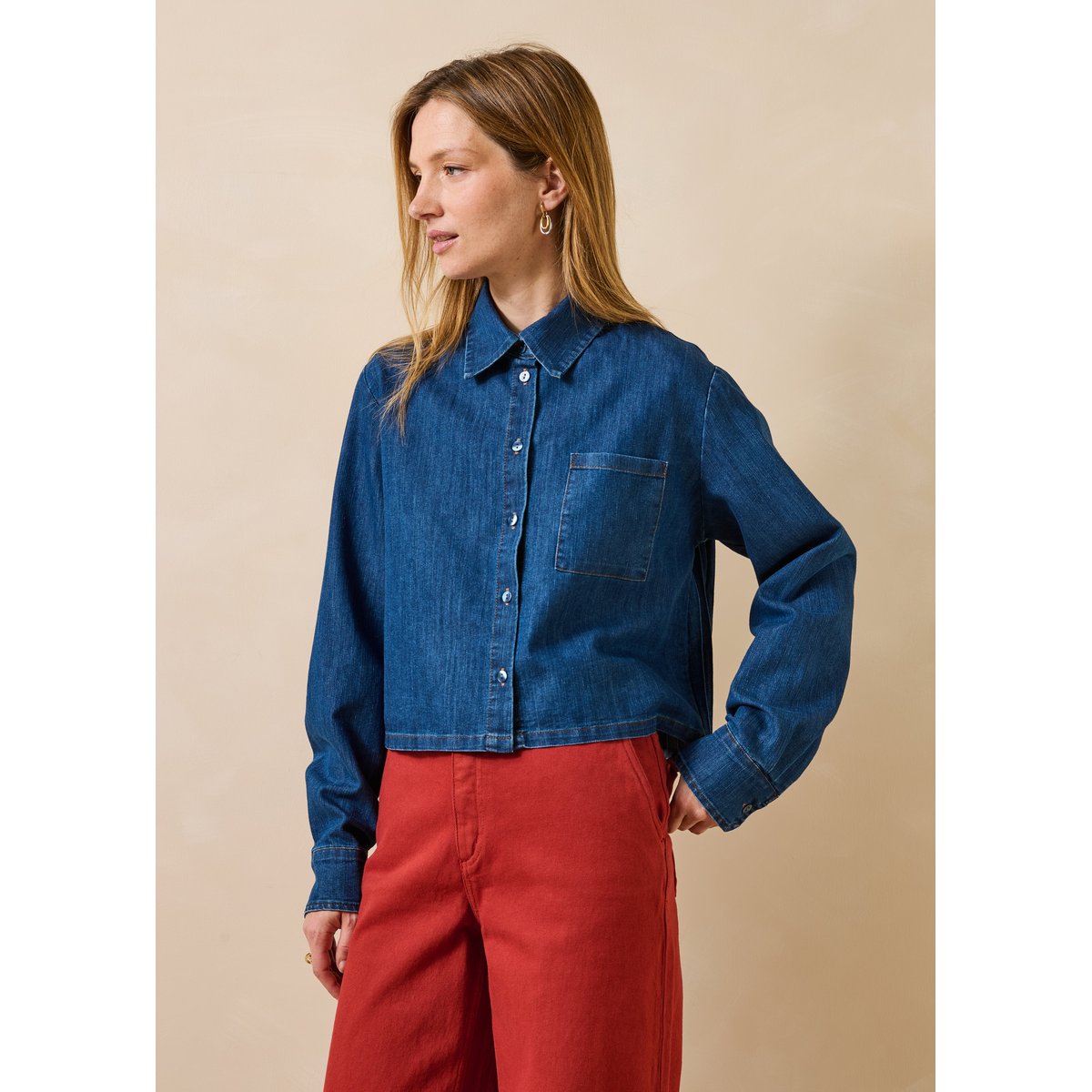 Chemise ample plissé au dos medium, LA FEE MARABOUTEE