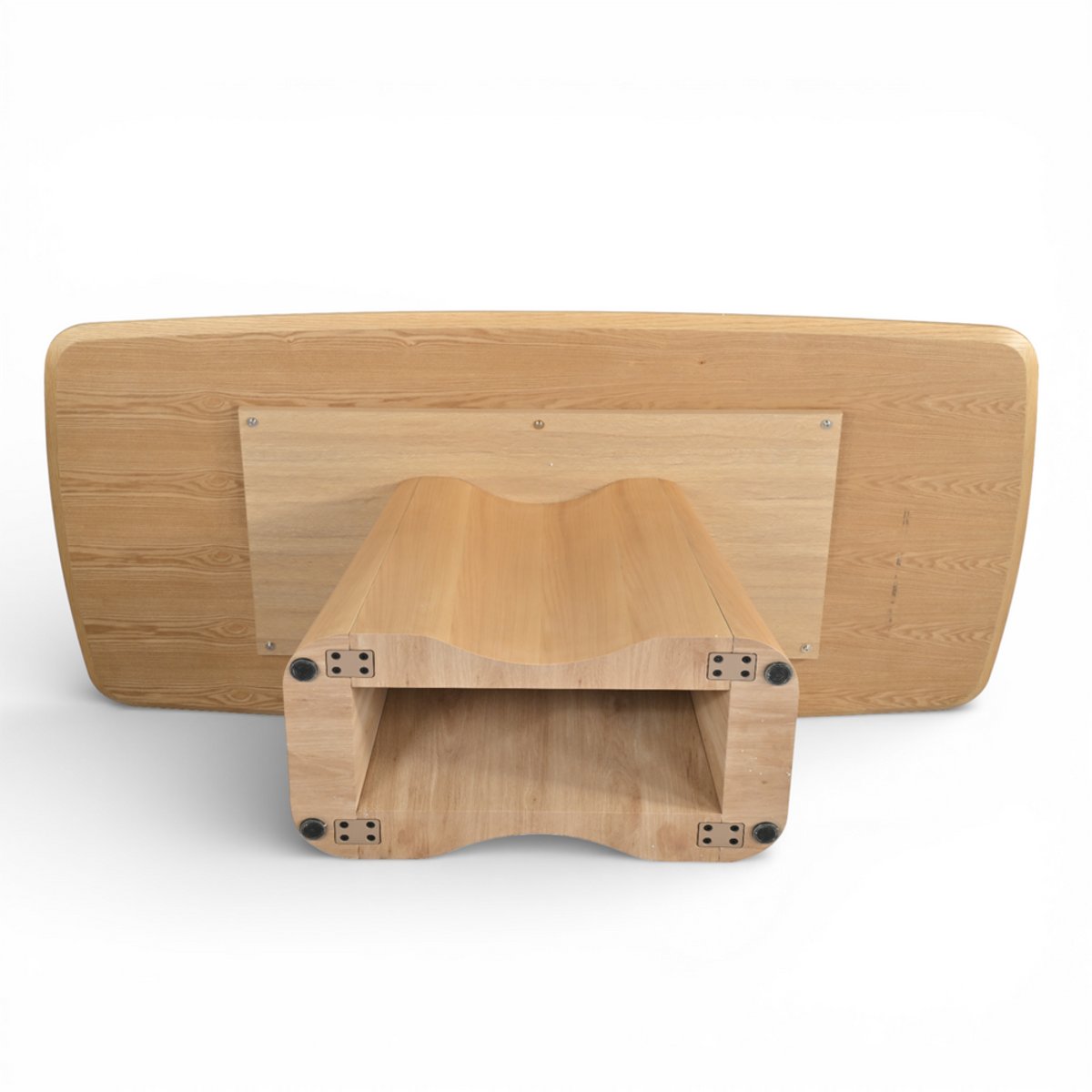 Table repas placage chêne 200 cm naturel clair, ZAGO