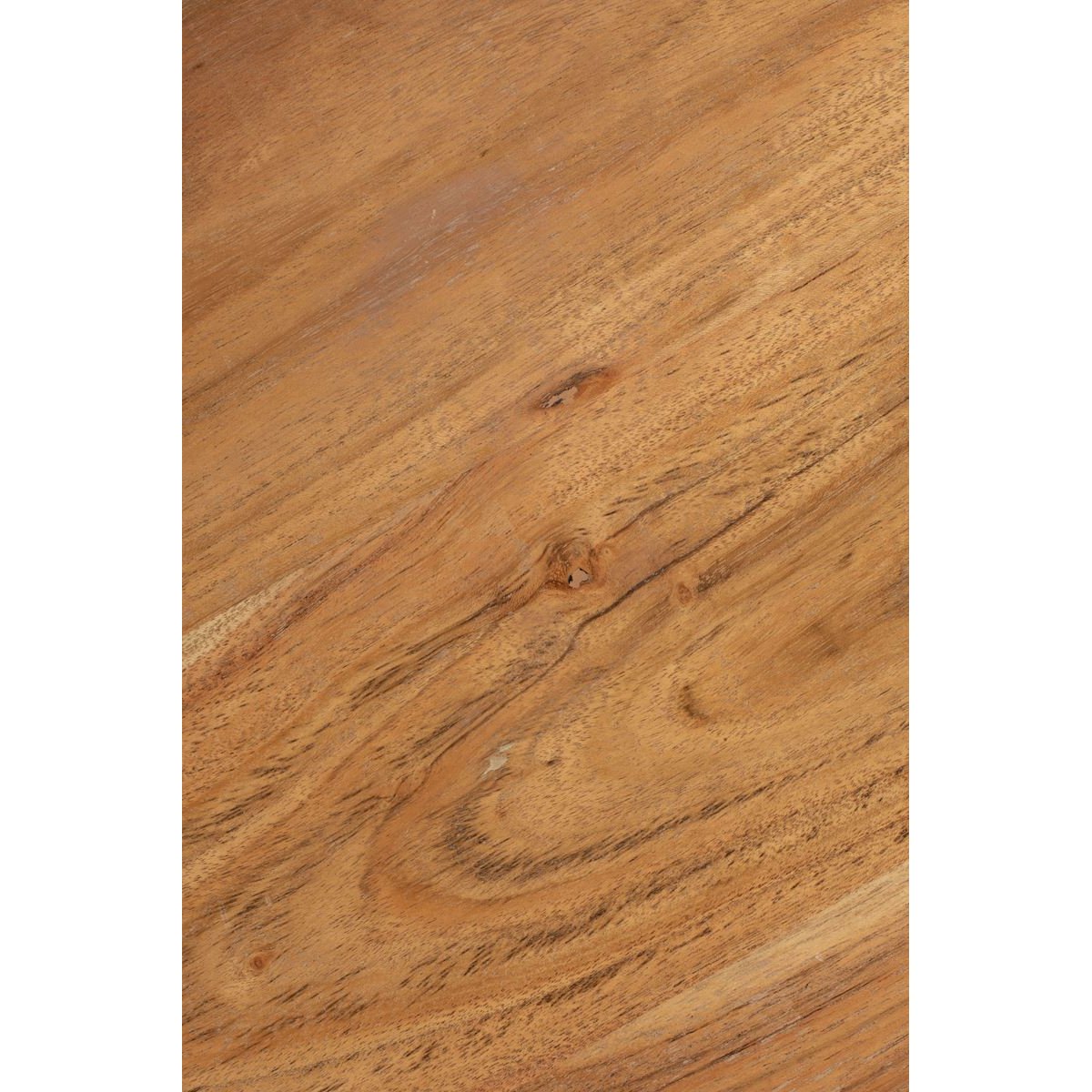 Table basse design ovale en bois, L.58 , AYLA marron, DUTCHBONE