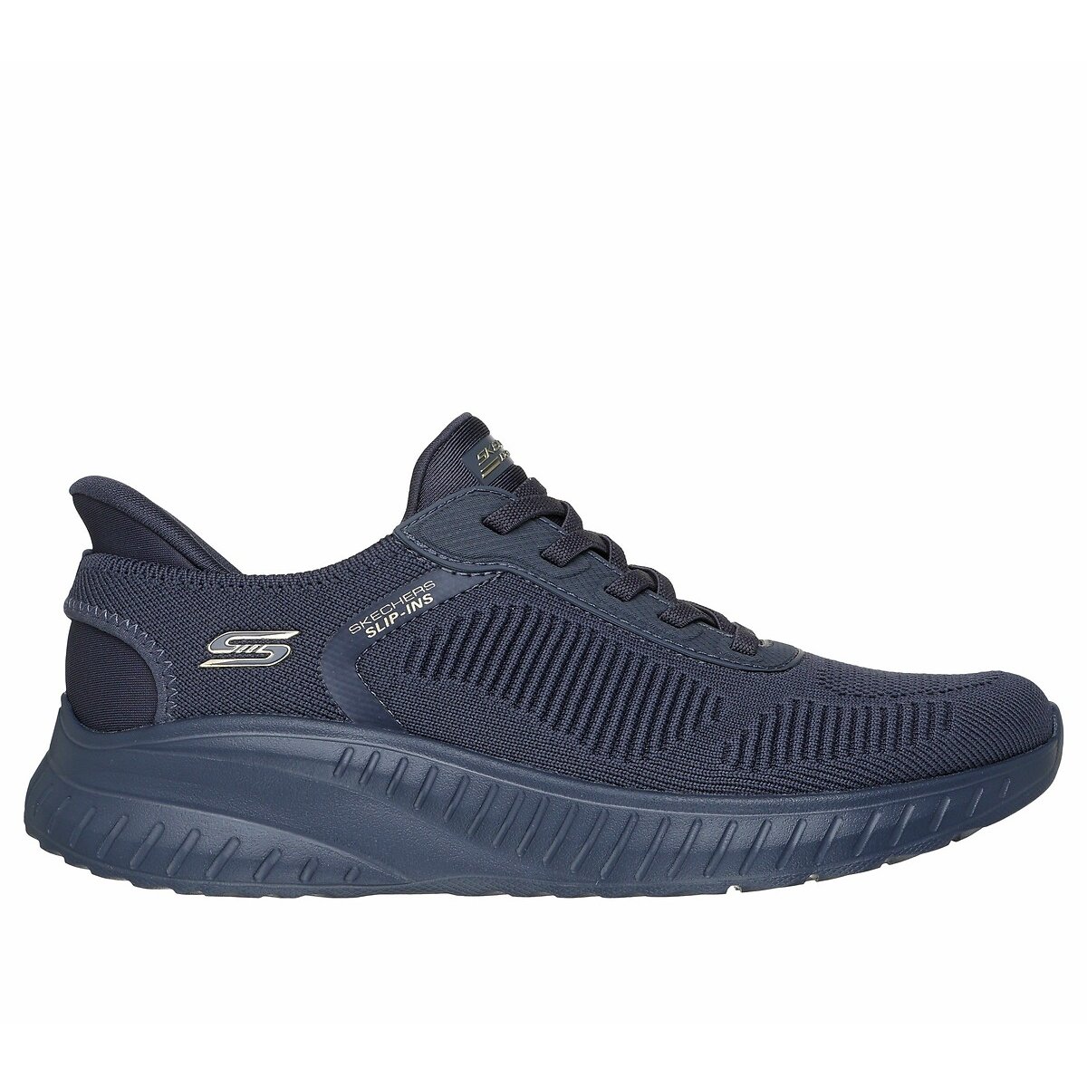 Baskets Slip-Ins: Bobs Squad Chaos bleu foncé, SKECHERS