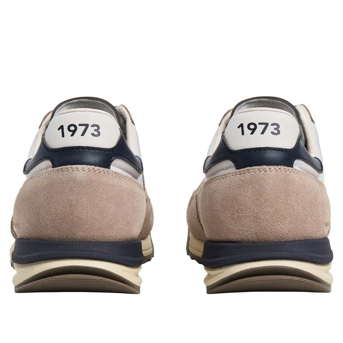 Marvin - Baskets Rétro Avec Détails En Daim blanc blanchiment, PEPE JEANS