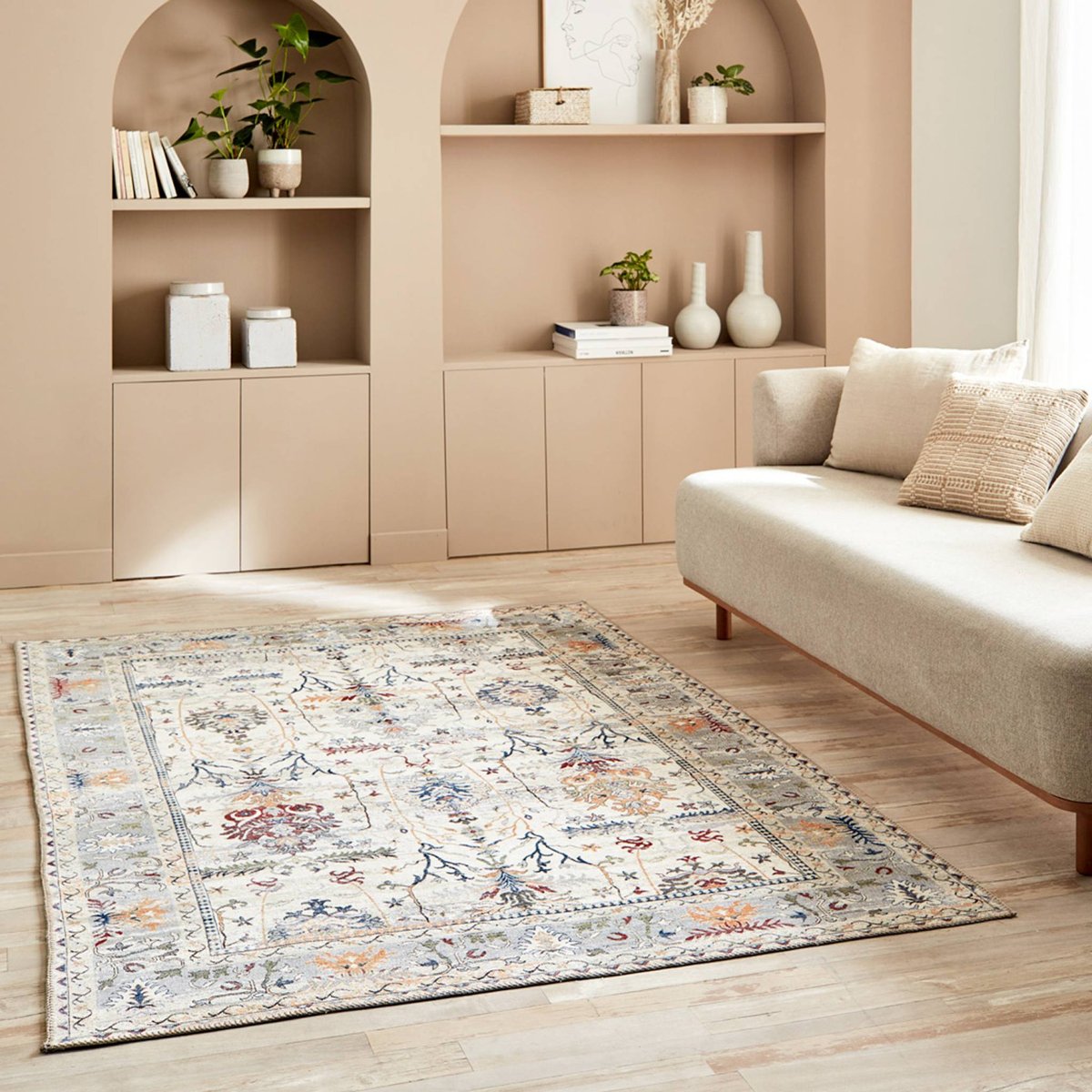 Tapis intérieur rectangulaire persan CAVY multicolore, SWEEEK