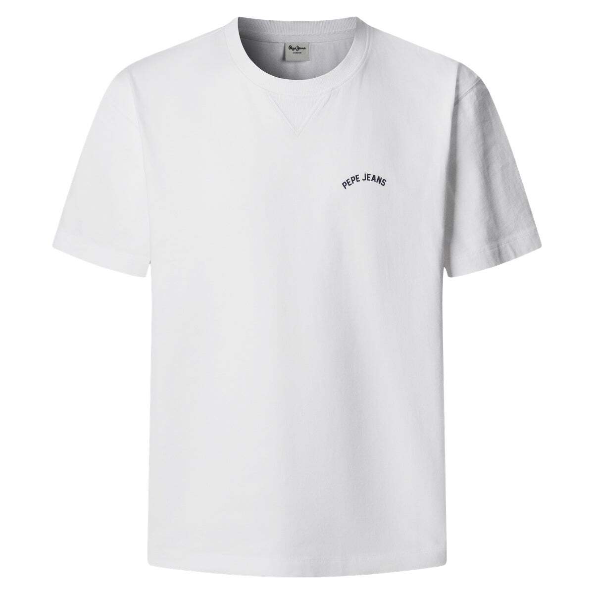 T-Shirt Avec Logo Imprimé Coupe Casual blanc, PEPE JEANS