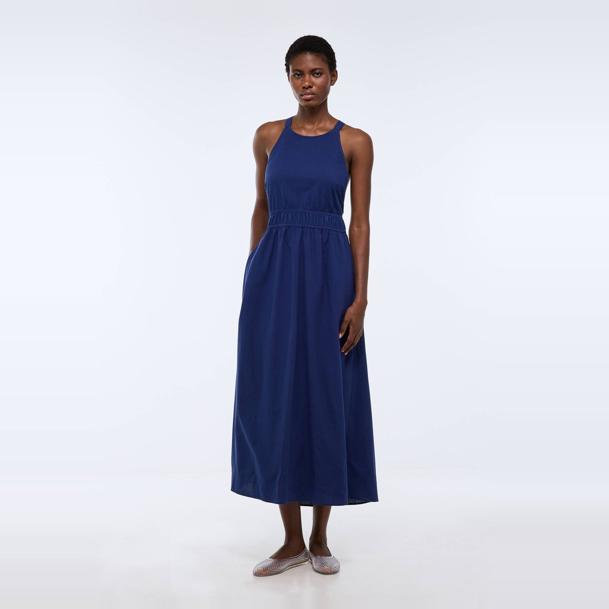 Robe de plage en coton BIO GOTS penombre, MONOPRIX