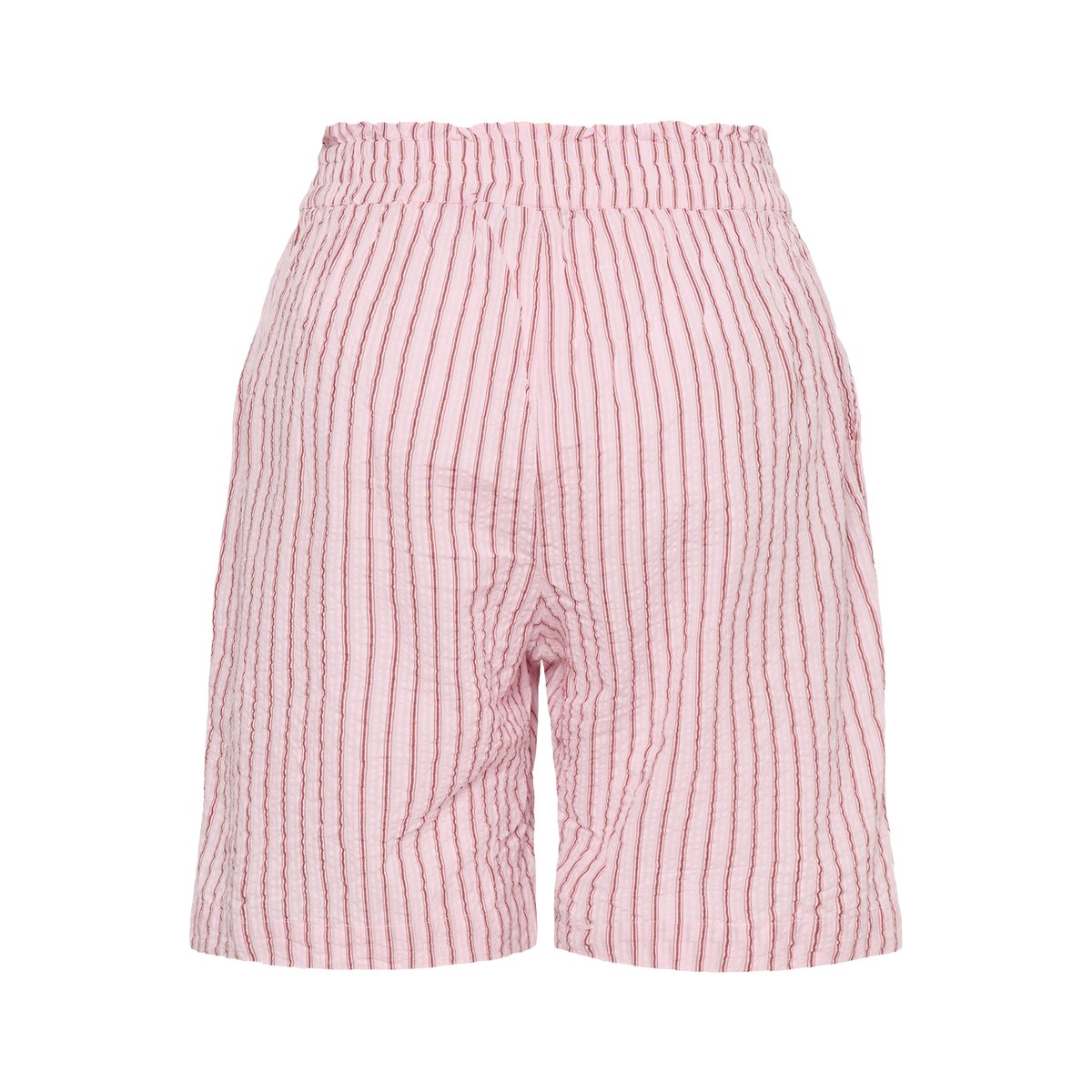 Shorts casual rose ballerina white henna stripe, KAFFE CURVE