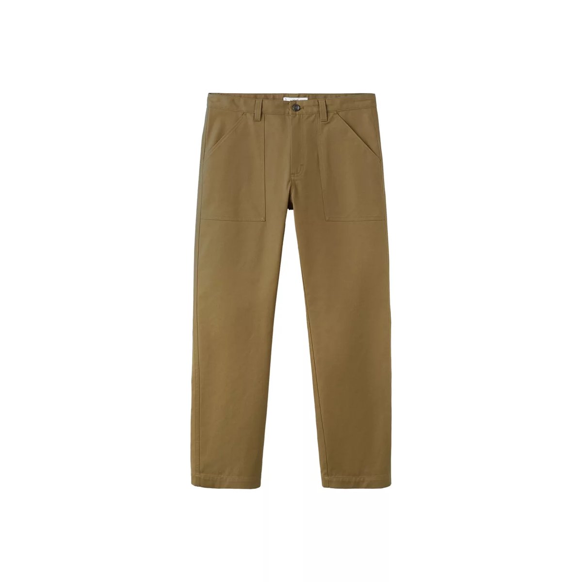 Pantalon relaxed-fit avec poches plaquées ocre, MANGO MAN