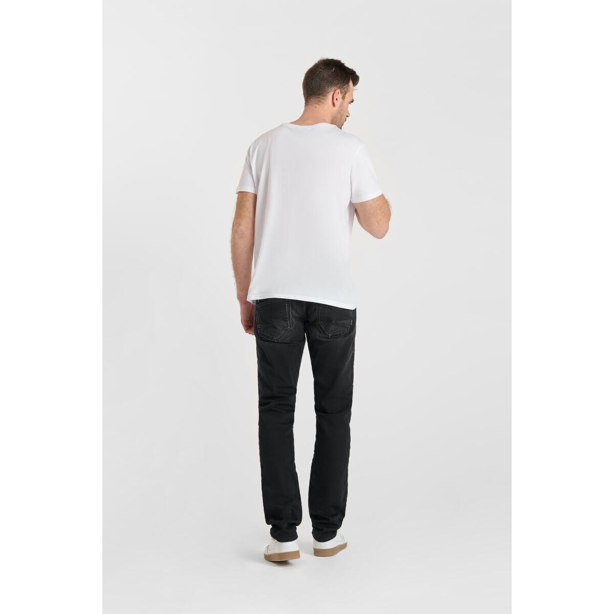 Jeans slim stretch 700/11, longueur 34 black black, LE TEMPS DES CERISES