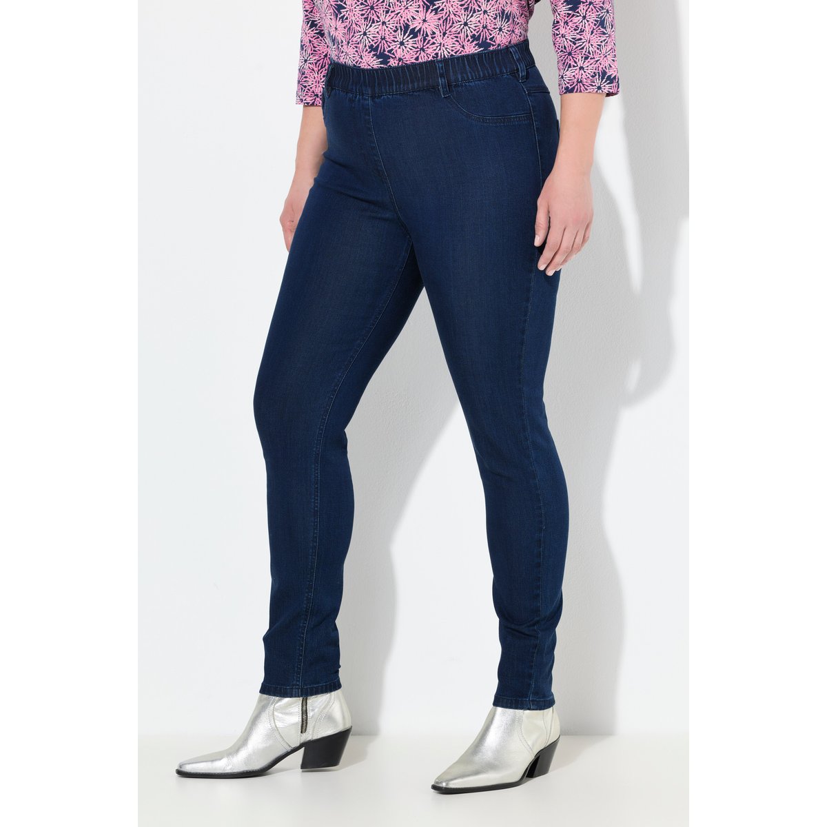 Jegging Sienna en Lyocell mélangé jean bleu foncé, ULLA POPKEN