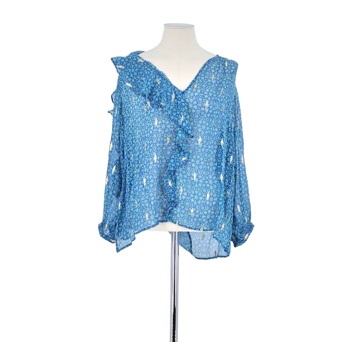 Blouse - Très Bon État bleu, BA&SH