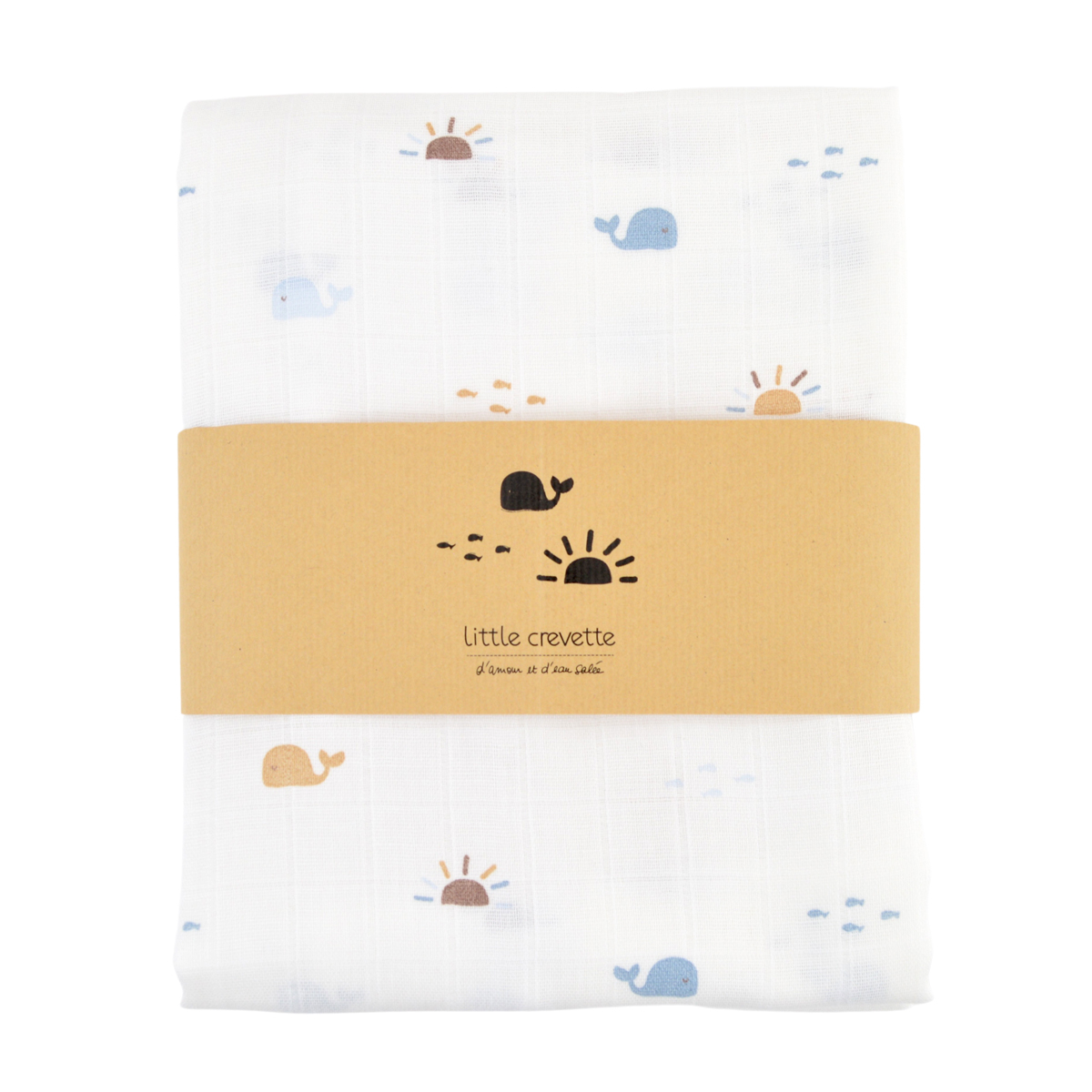 Maxi-lange coton bio MALO ecru, LITTLE CREVETTE