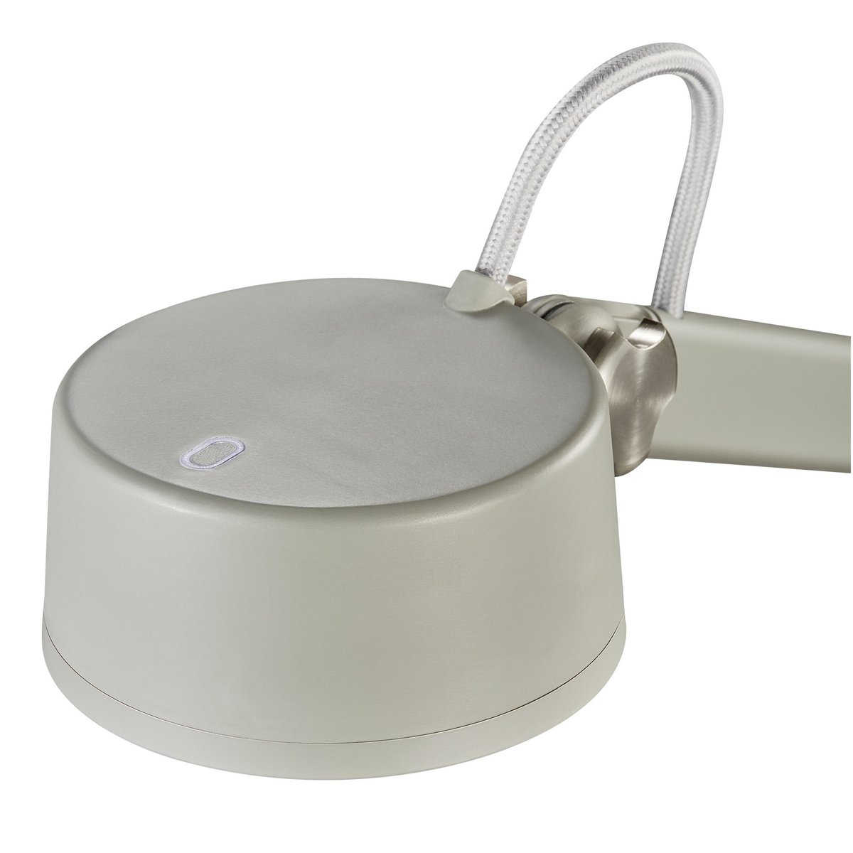 Lampe à poser dimmable sur interrupteur tactile en métal, NOBU gris, DESIGN FOR THE PEOPLE