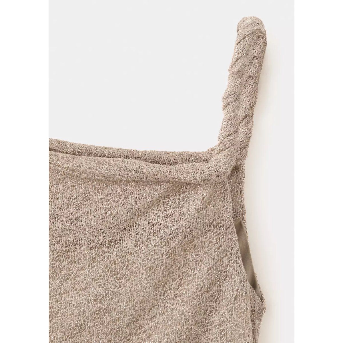 Top texture asymétrique or, MANGO TEEN