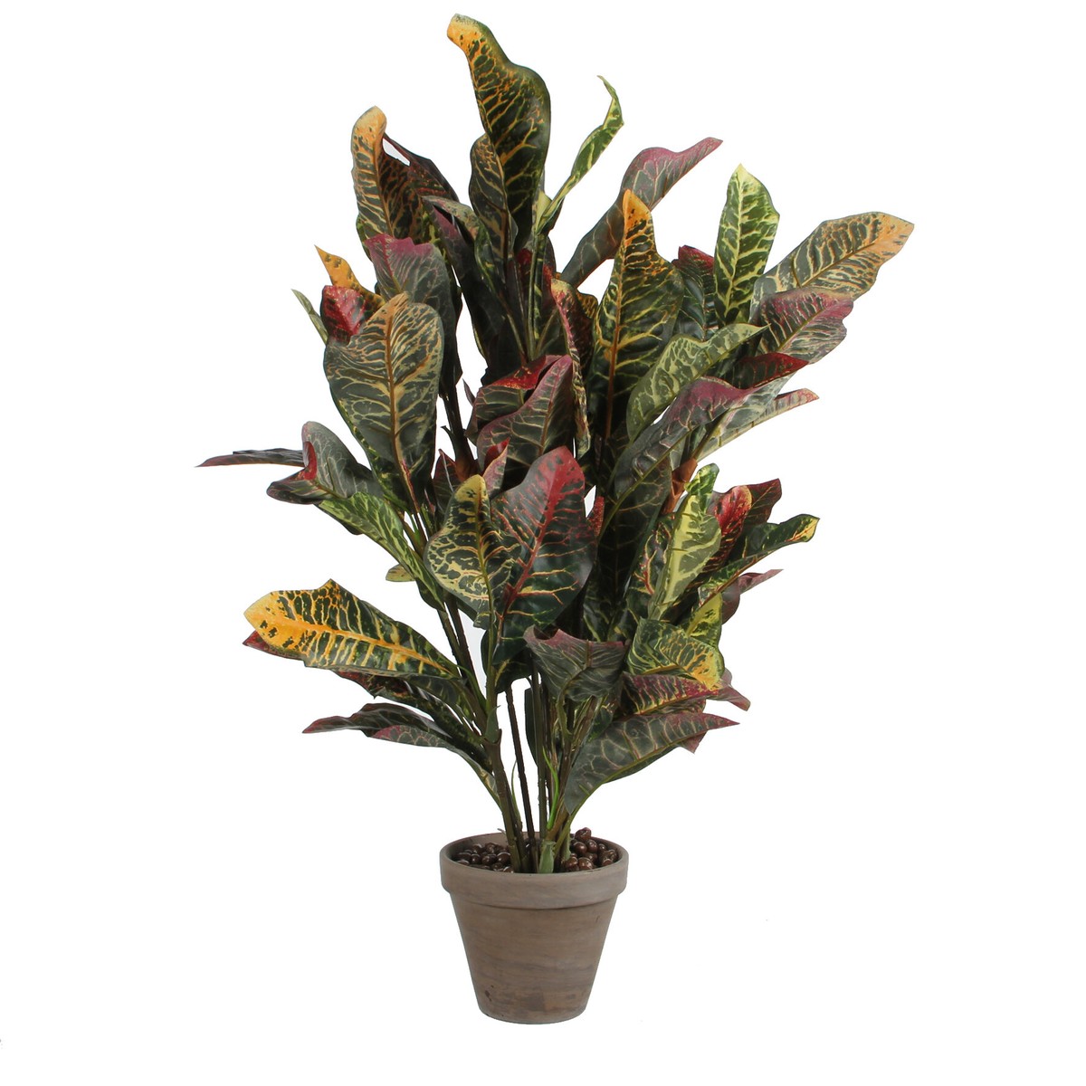 Plante artificielle CROTON vert, MICA DECORATIONS
