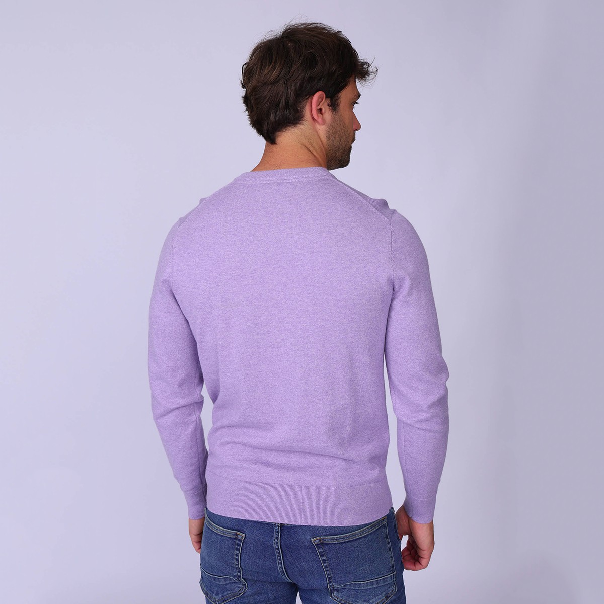 Pull Erwann lilas, MISE AU GREEN