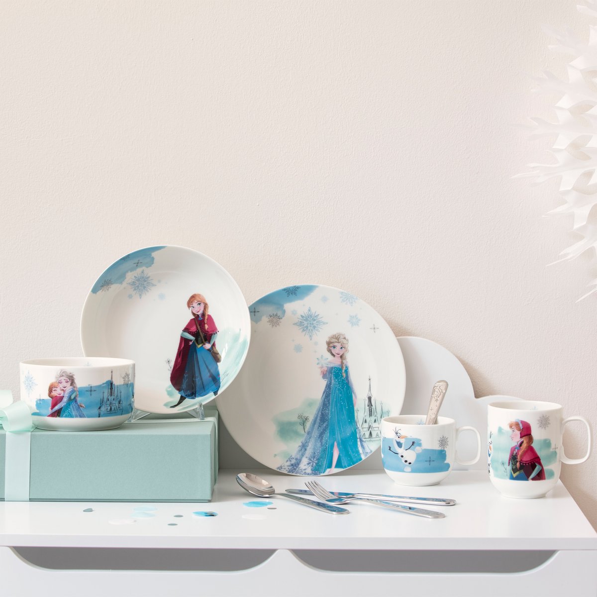 Assiette Creuse Pour Enfant DISNEY FROZEN multicolore, VILLEROY & BOCH