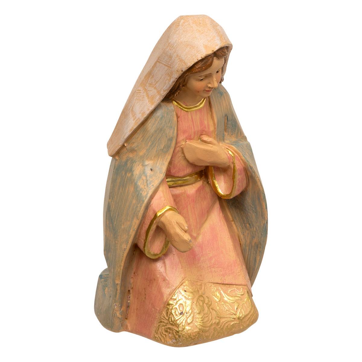 Lot de 10 santons pour crèche de Noël H15 cm résine SYLIO transparent, ATMOSPHERA