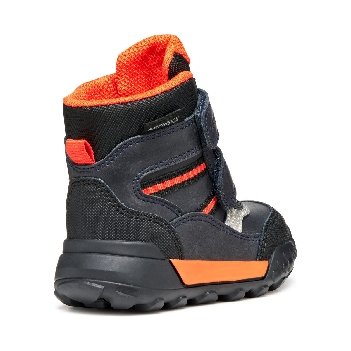 Bottes Mi-Mollet  B TREKKYUP  B ABX bleu marine/orange, GEOX