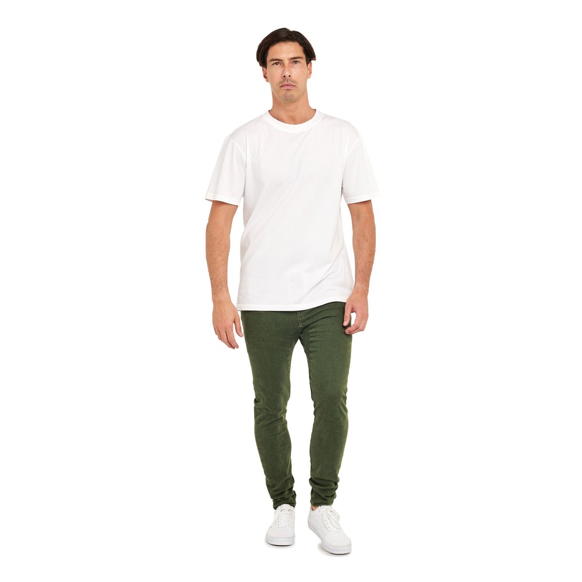 PANTALON TAPERED TIGER vert, PULLIN