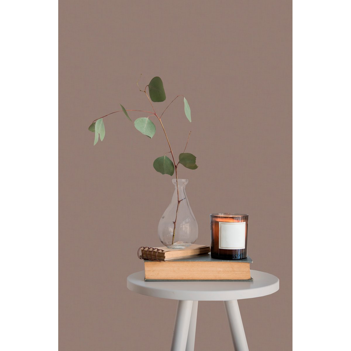 Papier peint uni Isa taupe rosé, SUPERFRESCO EASY