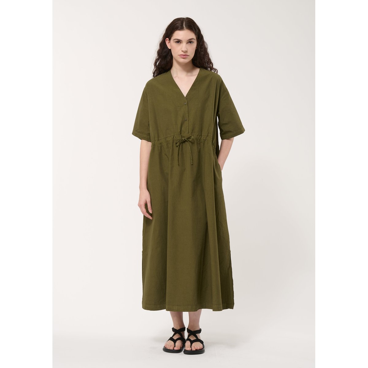 Robe longue coulissée militaire, HUMILITY