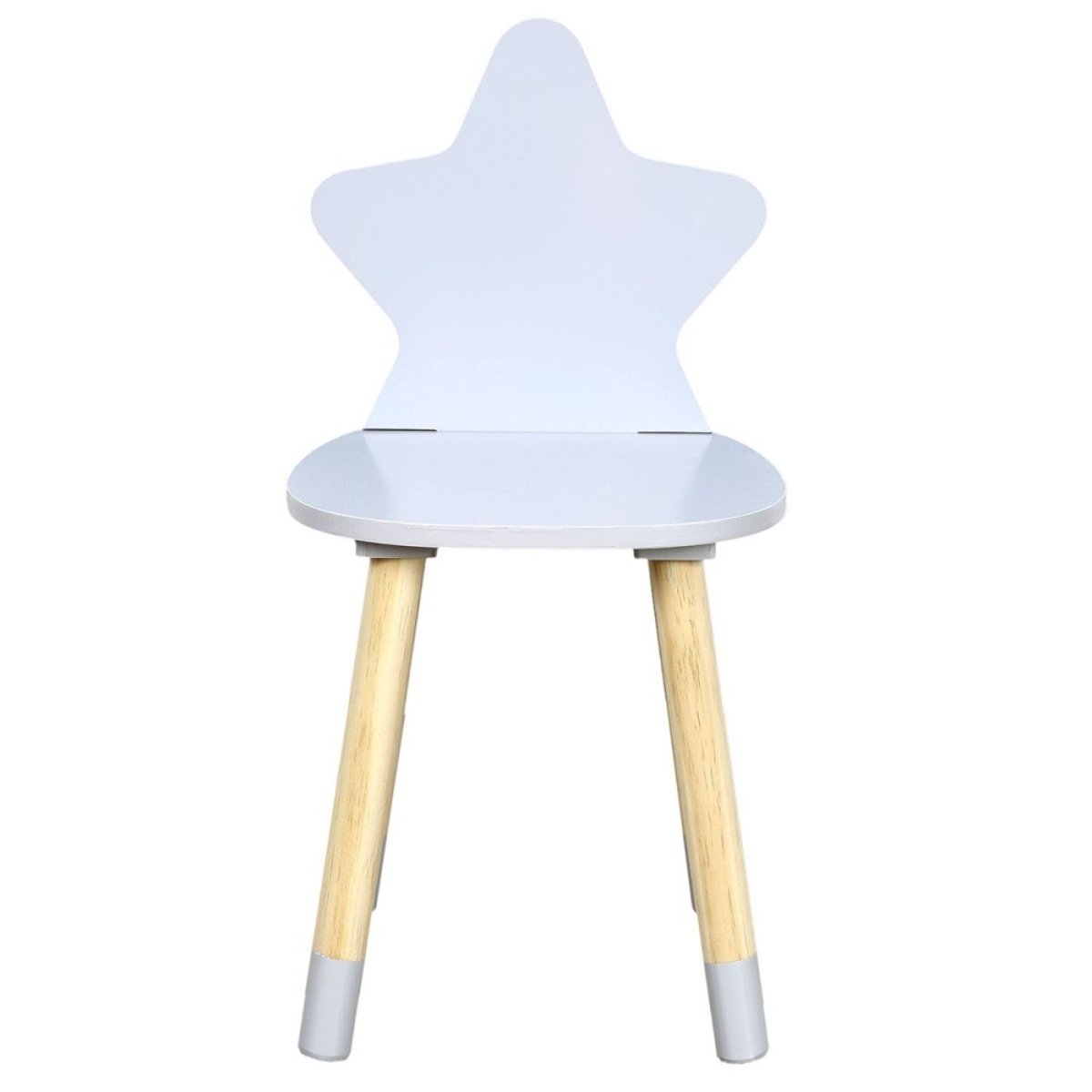 Chaise Enfant étoile Coloris Gris gris, DECORATIE