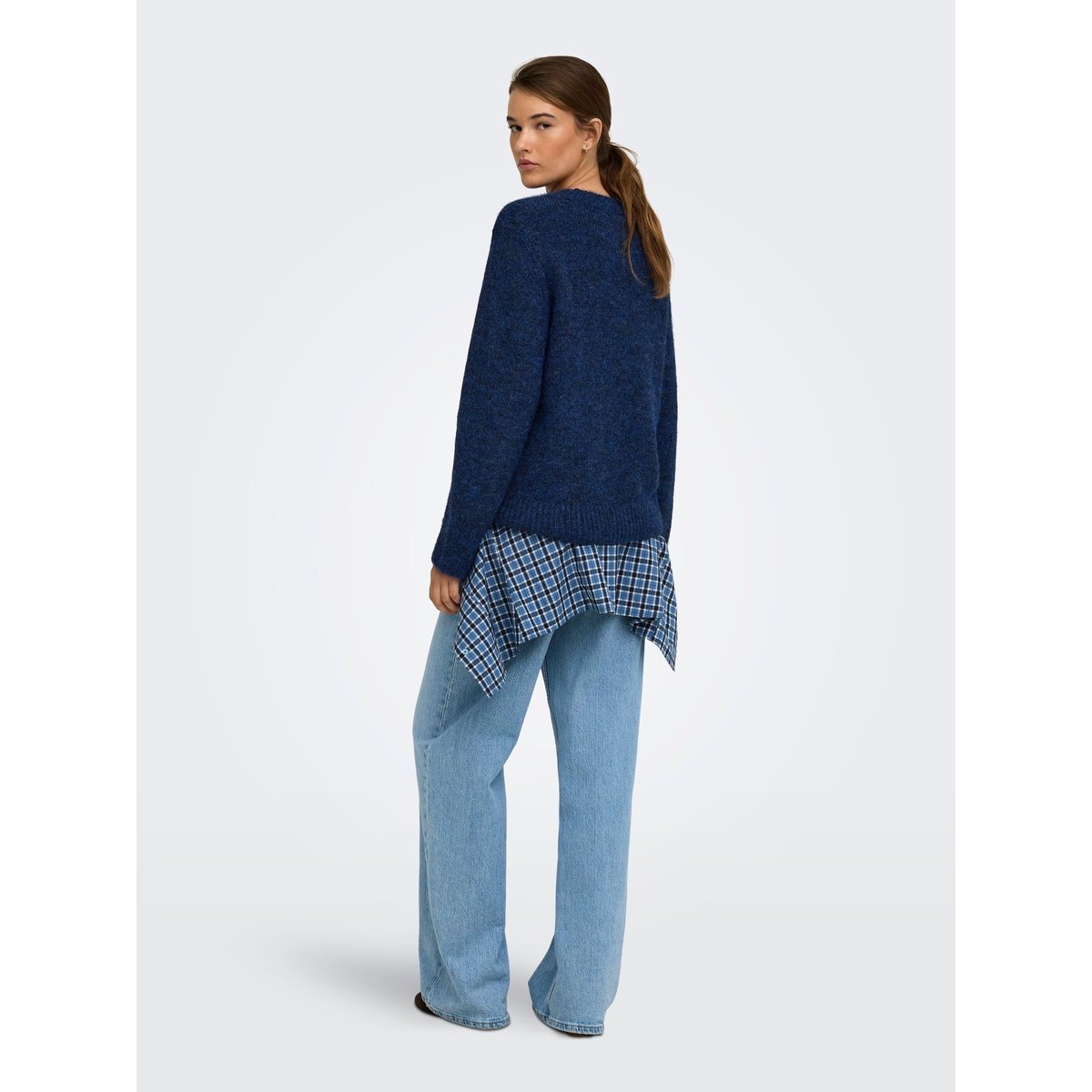 Pull En Maille peacoat, ONLY