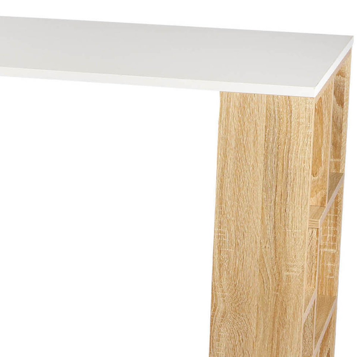 Bureau avec structure 10 niches 110x60x75cm bois, URBAN LIVING