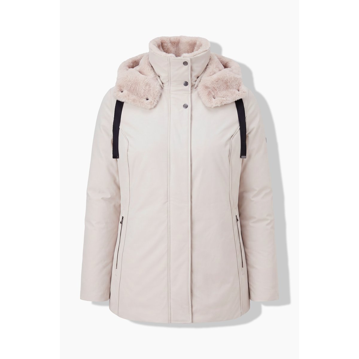 Veste HYPRAR, col montant, capuche amovible sable clair, ULLA POPKEN