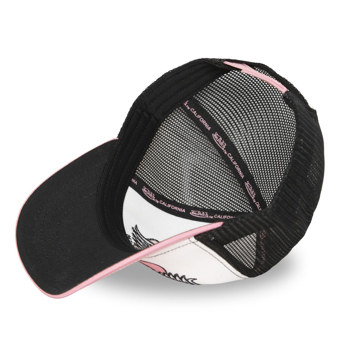 Casquette trucker Eye blanc/rose/noir, VON DUTCH