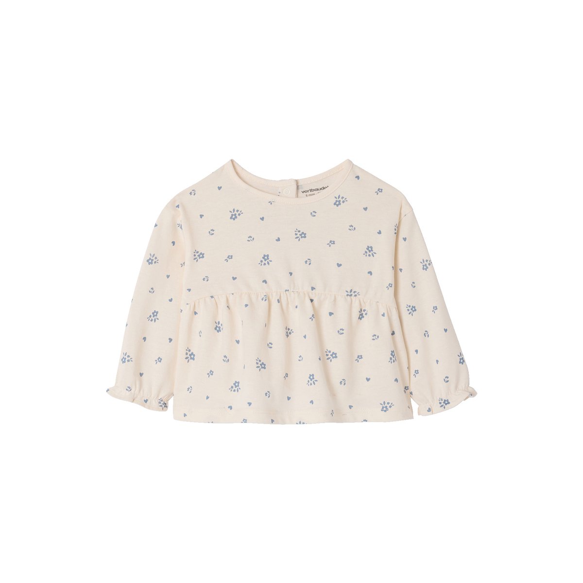 Lot 2 T-shirts manches longues rose, VERTBAUDET