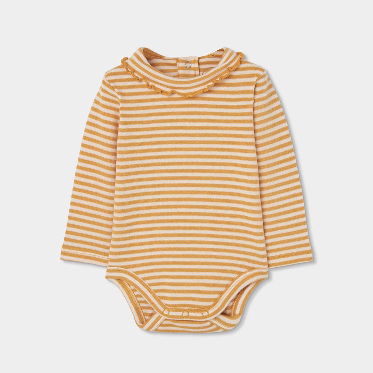 Ensemble bébé fille maille avec écureuil jaune, BOBOLI
