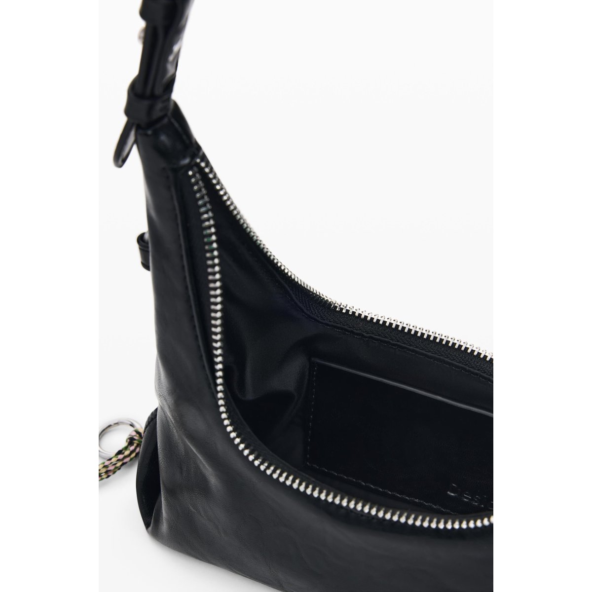 Mini sac charm noir, DESIGUAL