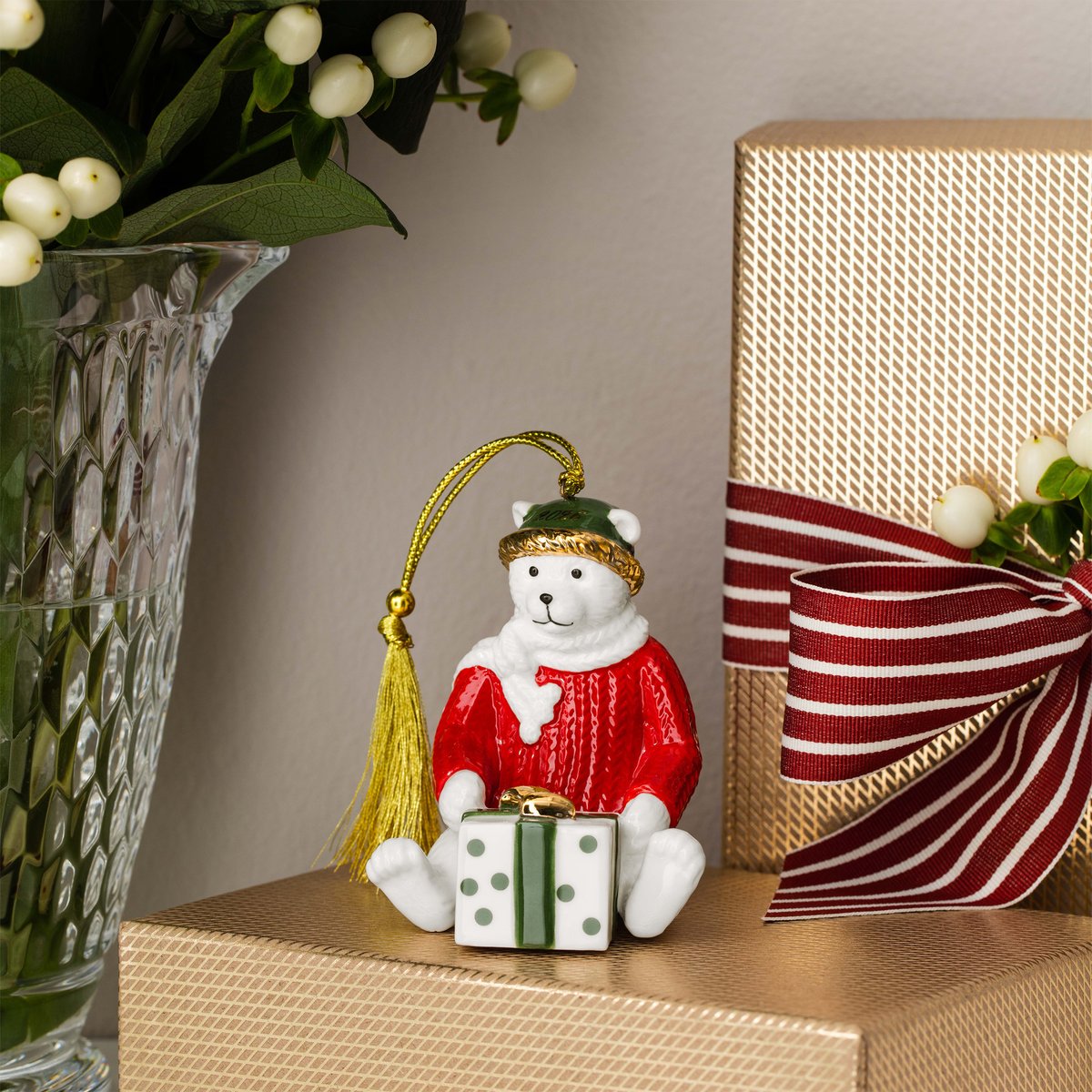 Ornement Ours En Peluche 2026 CHRISTMAS CLASSICS couleur unique, VILLEROY & BOCH