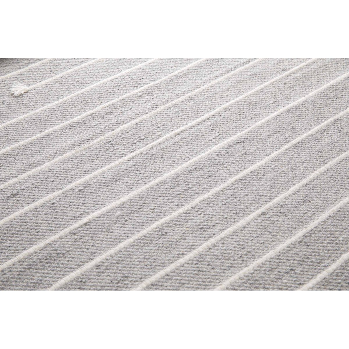 Tapis naturel 100% laine SHIRAZ gris minéral, AFK LIVING