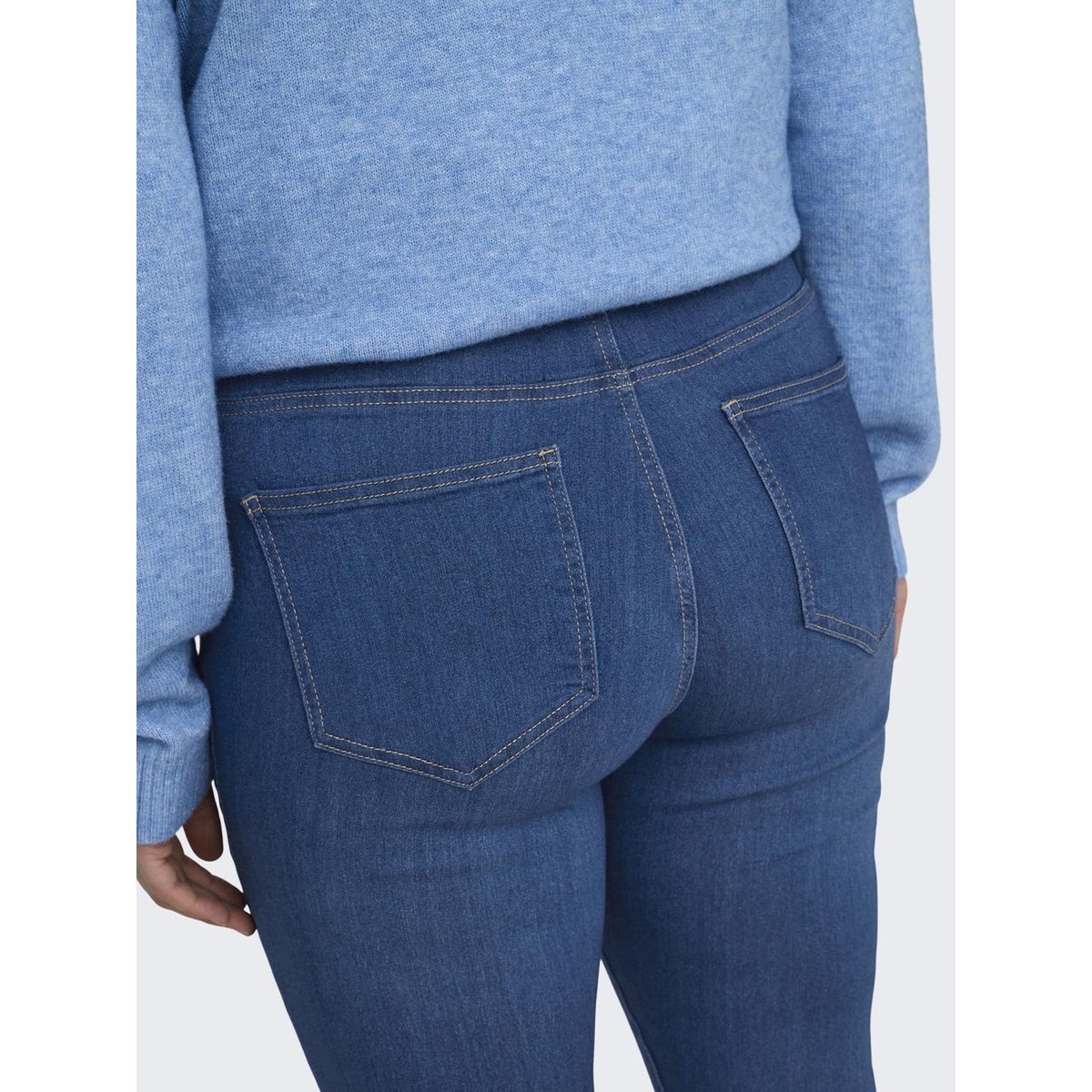 Jean Skinny light medium blue denim, ONLY CARMAKOMA