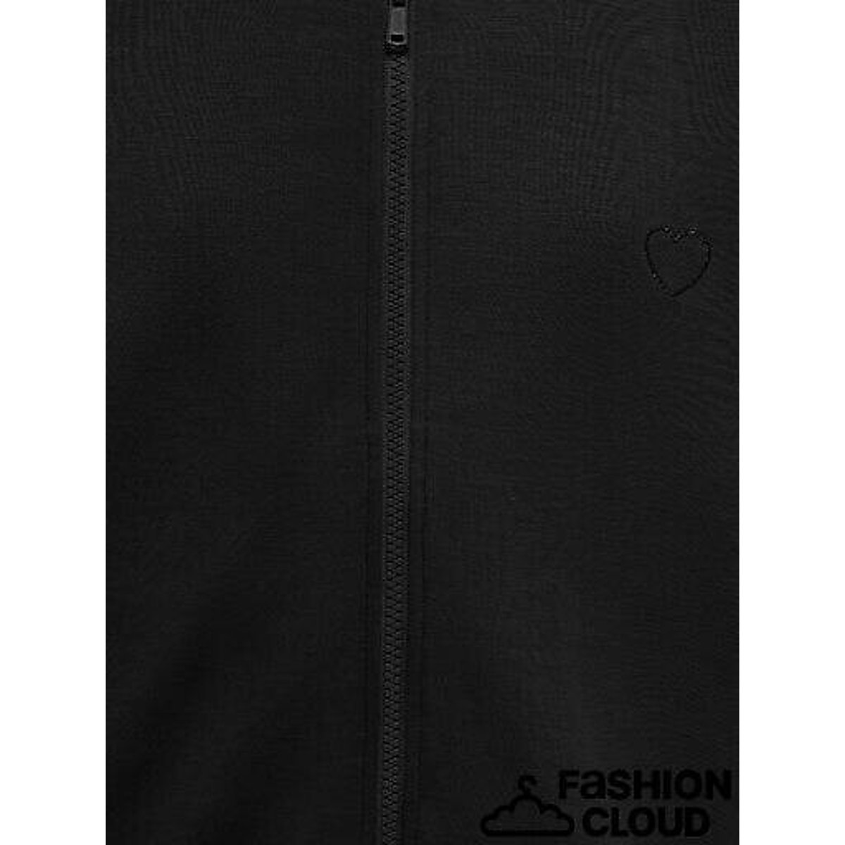 Sudadera con cremallera y capucha negro, KIDS ONLY