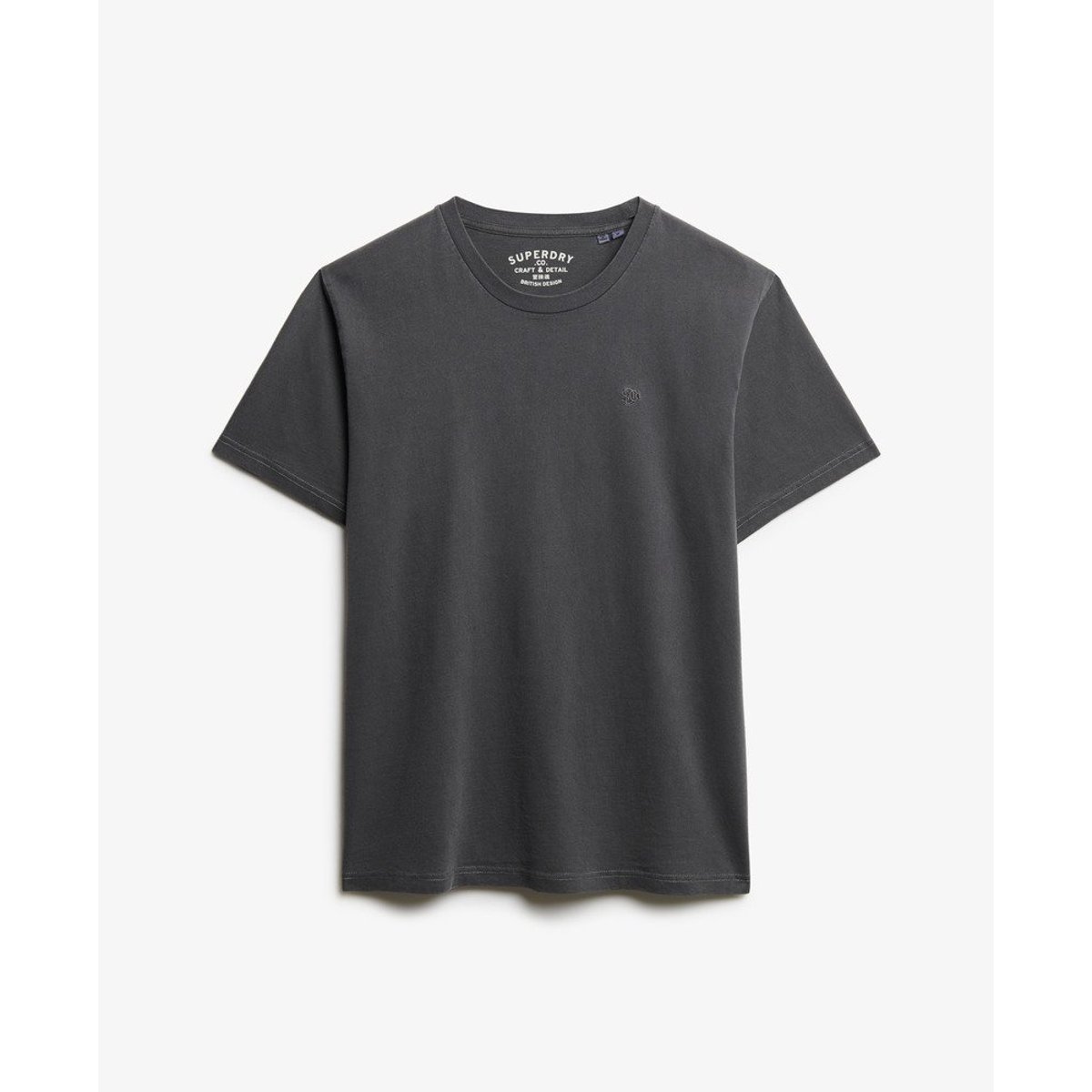 T-shirt Essentials Coupe Décontractée gris anthracite, SUPERDRY