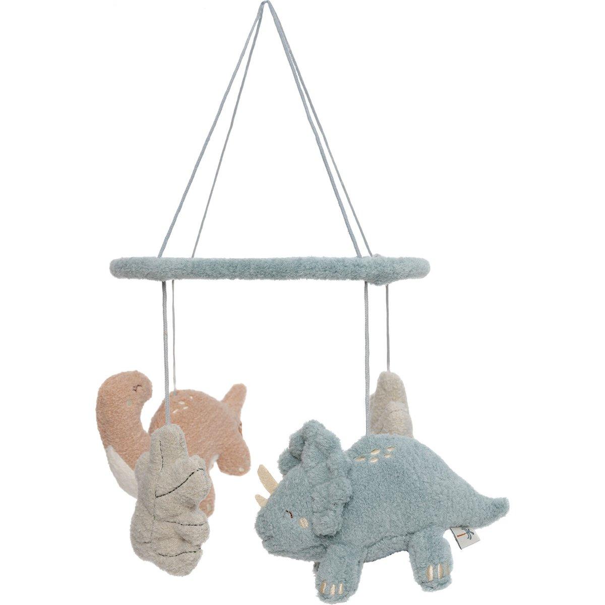 Mobile bébé Roarsome bleu, orange, beige, JOLLEIN