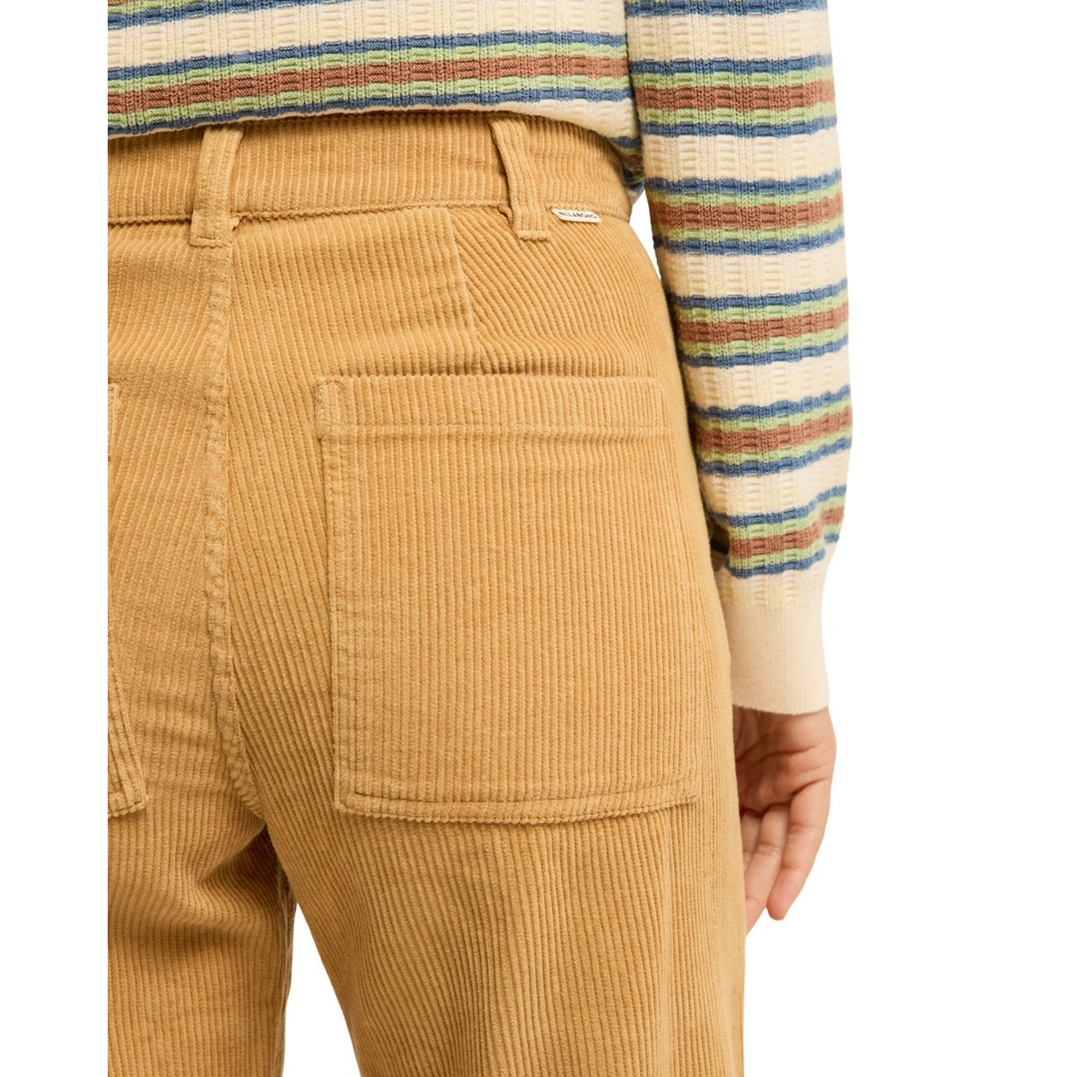 Pantalon en velours BE FREE jaune curry, BILLABONG