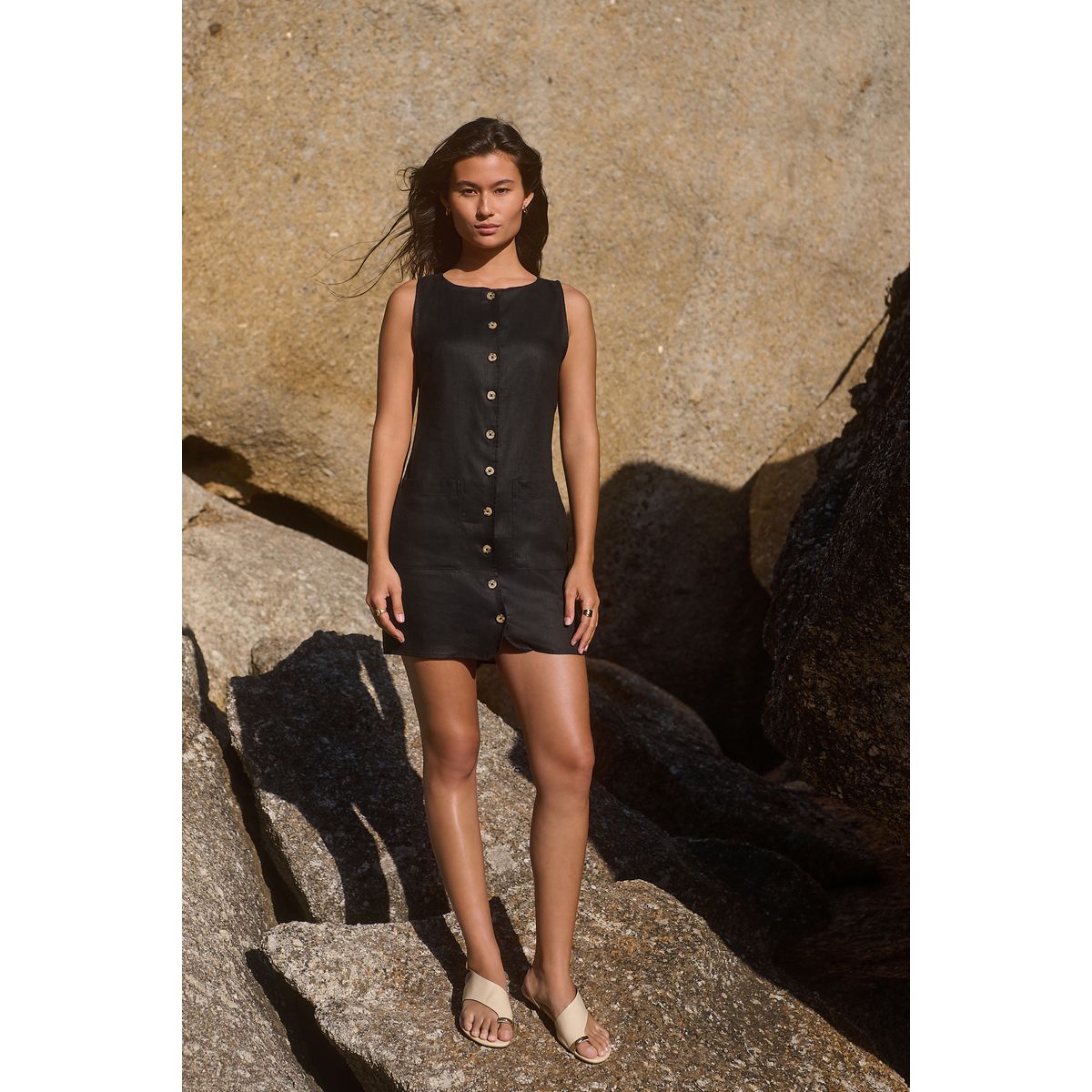 Robe droite noir, NEXT