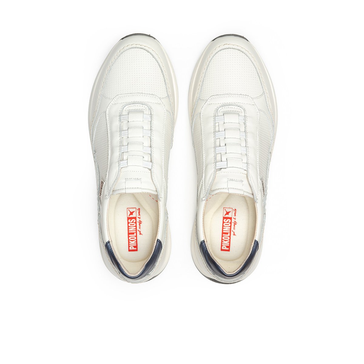 Baskets cuir Getafe off white, PIKOLINOS