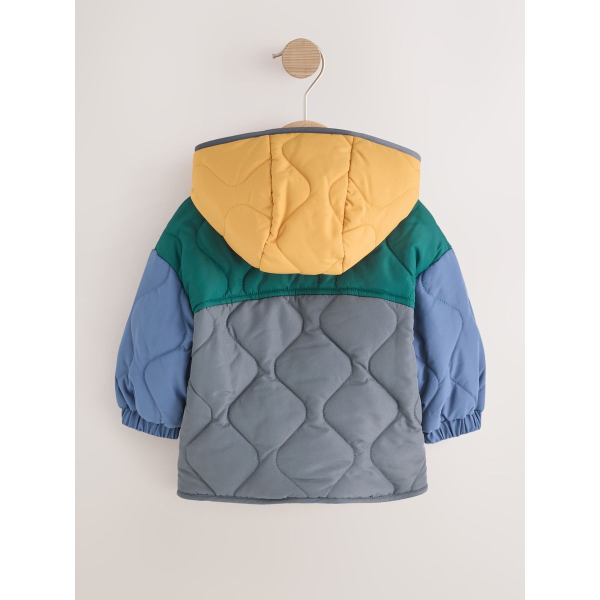 Manteau matelassé bloc de couleur, NEXT